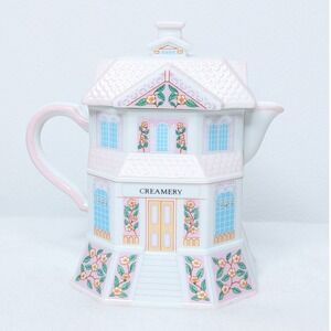 VTG 1991 Lenox Village Creamery Fine Porcelain Collectible Creamer w/ Lid